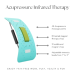 Acupressure Infrared Therapy in one adjustable device- Blue Color