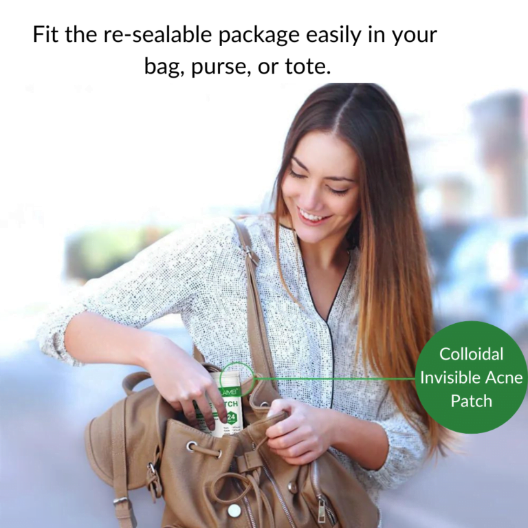 Colloidal Invisible Acne Patch - easy fit for your bag or purse