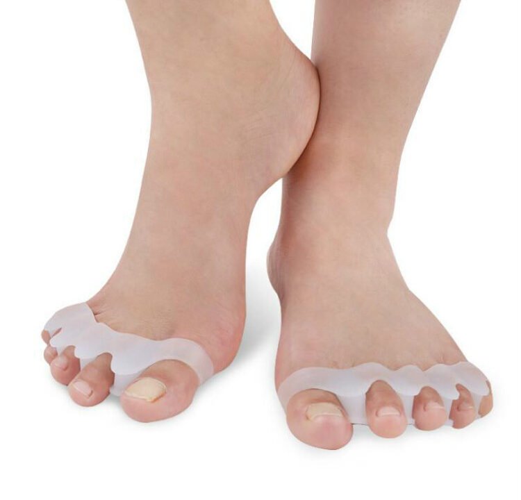 Bunion and Toe Corrector product on feet-hallux valgus corrector
