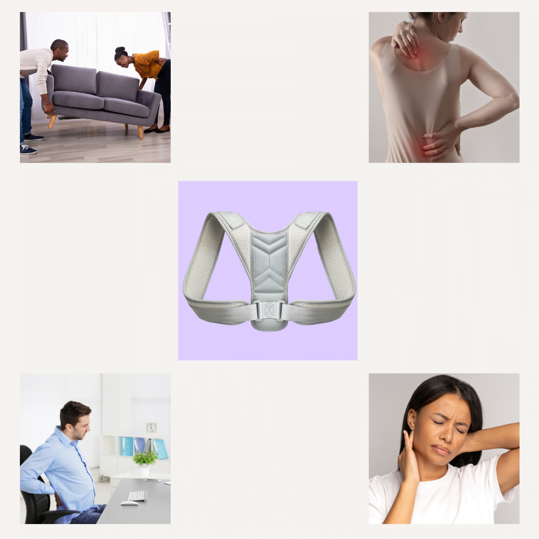 Pure Gemme Back Posture Corrector- correct neck pain and back pain