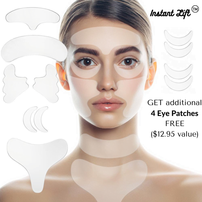 Instant Lift Anti-wrinkle Patches- for the entire face and body plus free eye patches